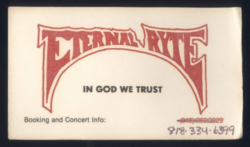 Eternal Ryte : In God We Trust